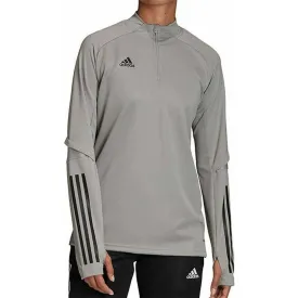 adidas Condivo 20 Half Zip Long Sleeve Womens Training Top - Grey