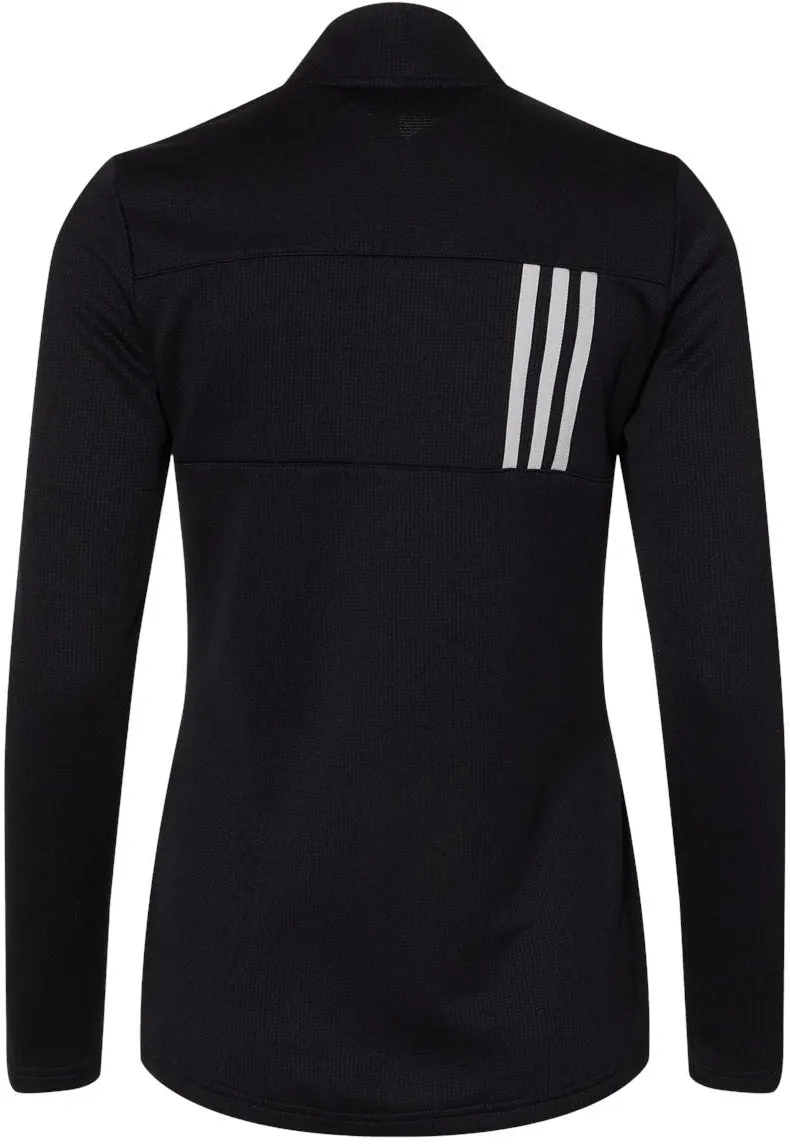 Adidas Ladies 3-Stripes Double Knit Full-Zip