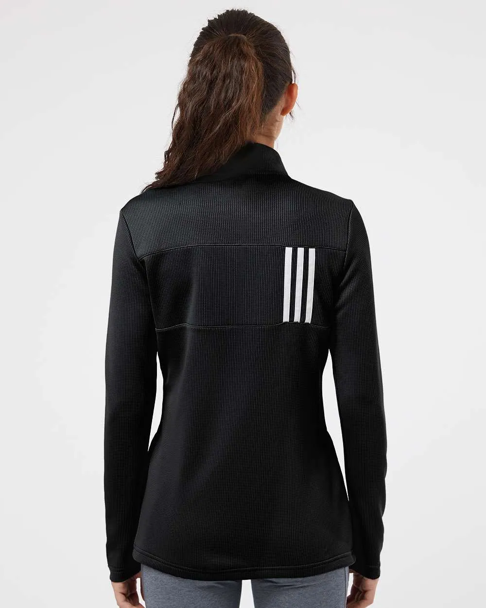 Adidas Ladies 3-Stripes Double Knit Full-Zip