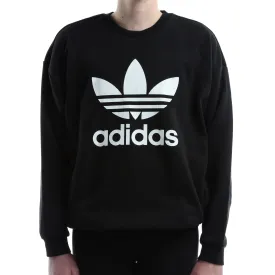 Adidas Womens Trefoil Sweatshirt - Black