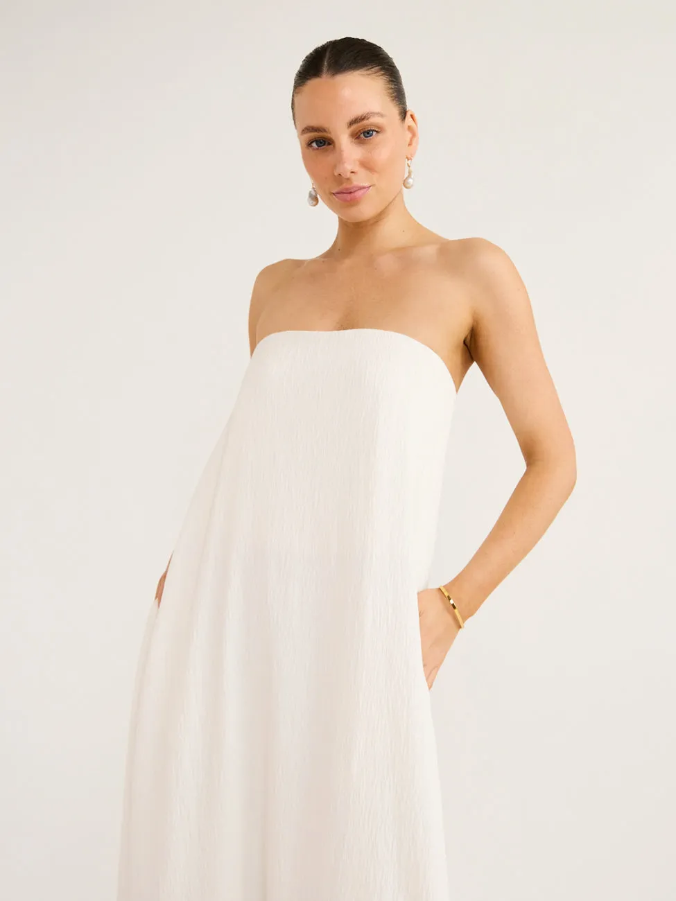 Anna Quan Delfina Dress in Carta