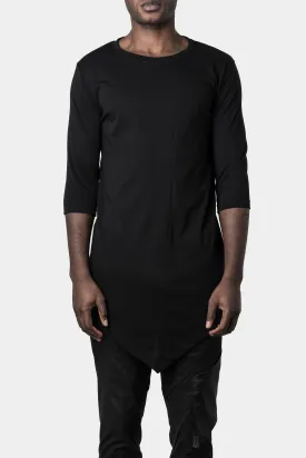 Asymmetric cotton t-shirt