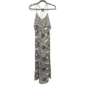 Black & Cream Dress Casual Maxi Anthropologie, Size 6