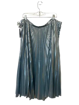 Blue Dress Casual Maxi Lauren By Ralph Lauren, Size 20