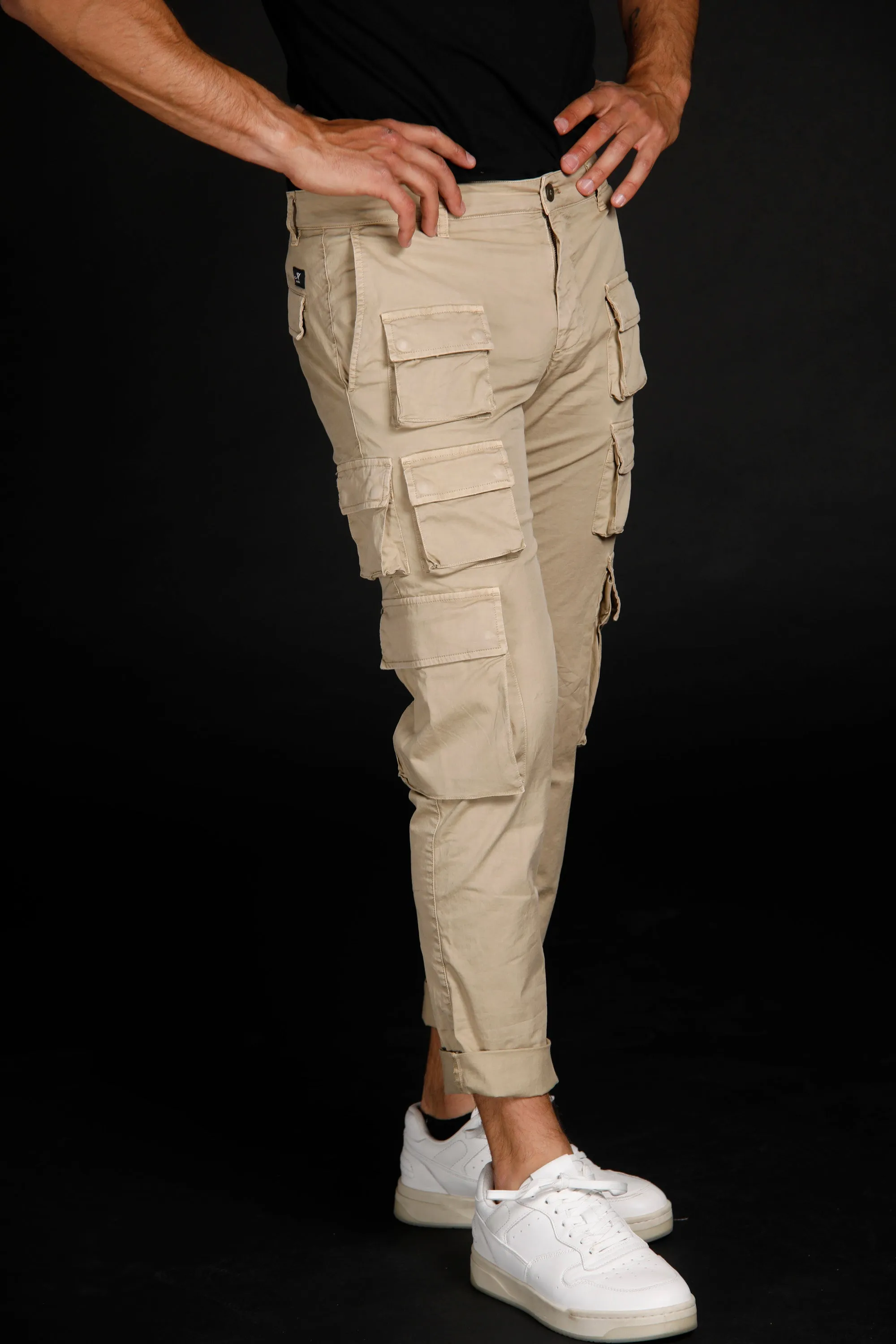 Caracas pantalone cargo uomo limited edition in cotone stretch regular