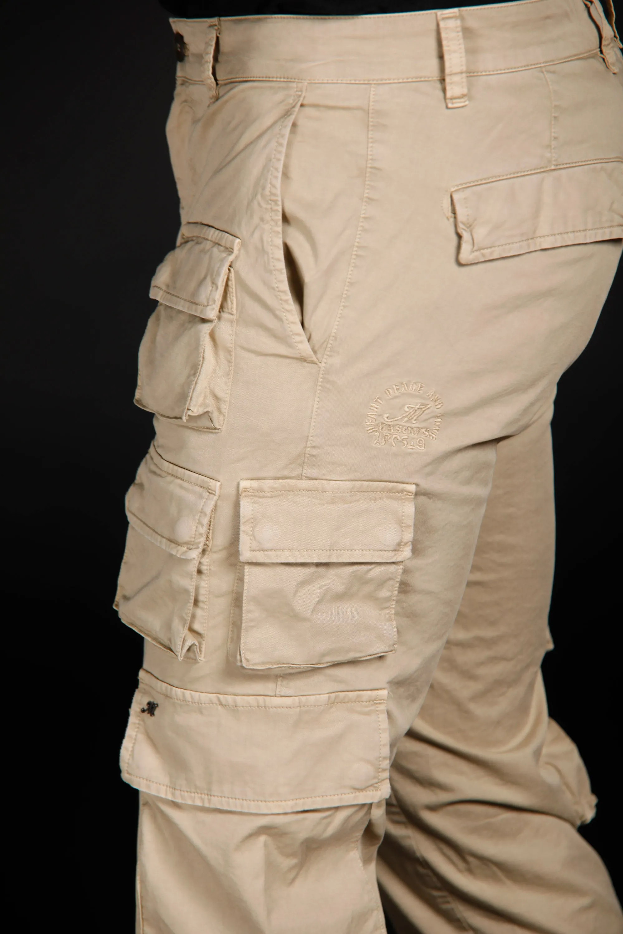 Caracas pantalone cargo uomo limited edition in cotone stretch regular