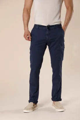 Chile Jogger pantalone cargo uomo in tencel e cotone extra slim