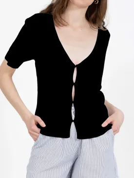 COSTER ELENA SHORT SLEEVE CARDIGAN