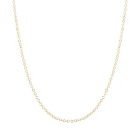 Delicate Rolo Chain - 14k Yellow Gold