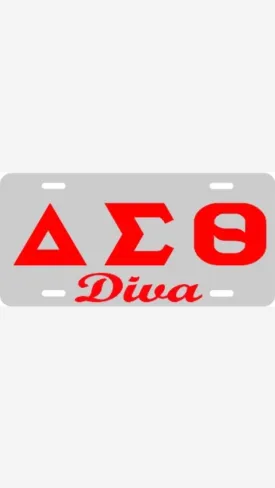 Delta Diva Tag Silver/Red