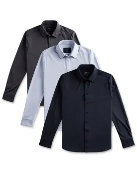 Executive Stretch 2.0 Long Sleeve Button Down - Custom 3 Pack