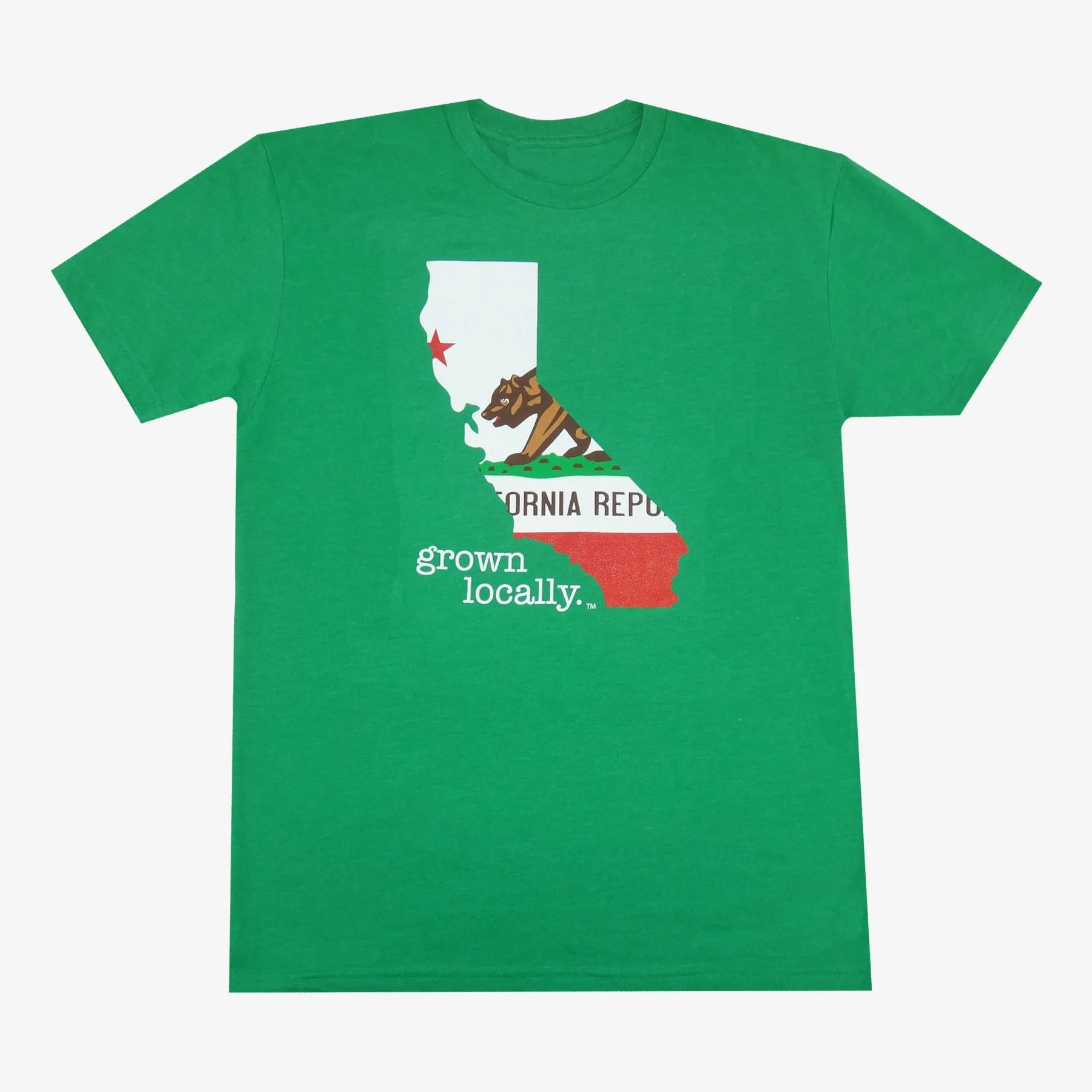 Grown Locally California Flag T-Shirt