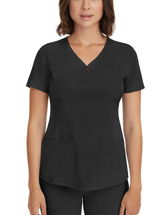 Healing Hands HH WORKS Women's V-neck Monica Top