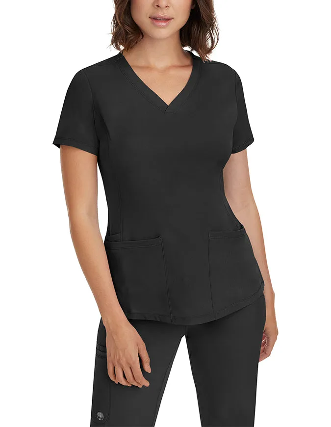 Healing Hands HH WORKS Women's V-neck Monica Top