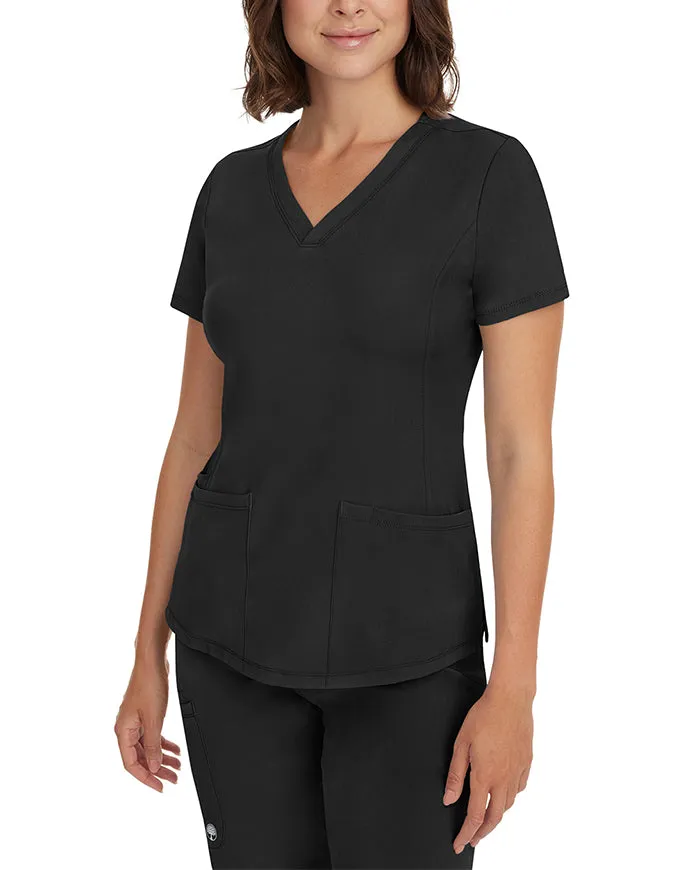 Healing Hands HH WORKS Women's V-neck Monica Top