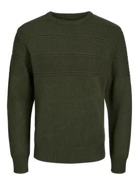 Jack & Jones Jerry Green Crew Neck Knit Green