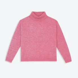 Lowie Bubblegum Alpaca Slouchy Roll Neck