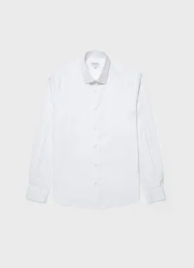 Men's Cotton Stretch Shirt in White