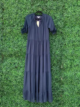 Navy Polkadot Maxi