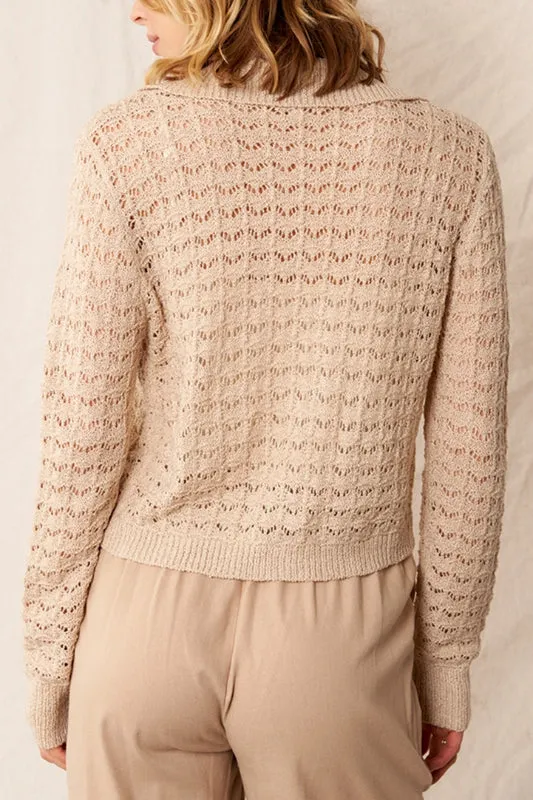 norah cardigan - light oatmeal