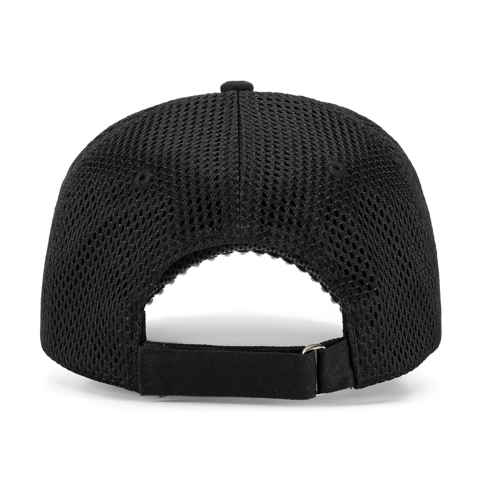 Peace Heart Mesh Denim Cap - Black and White