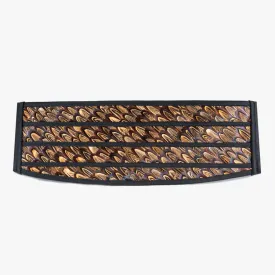 Elegant Pheasant Feather Cummerbund for Formal Attire - Adjustable and Stylish