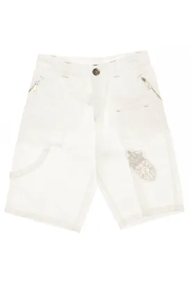 Richmond JR - White Cargo Shorts - 38