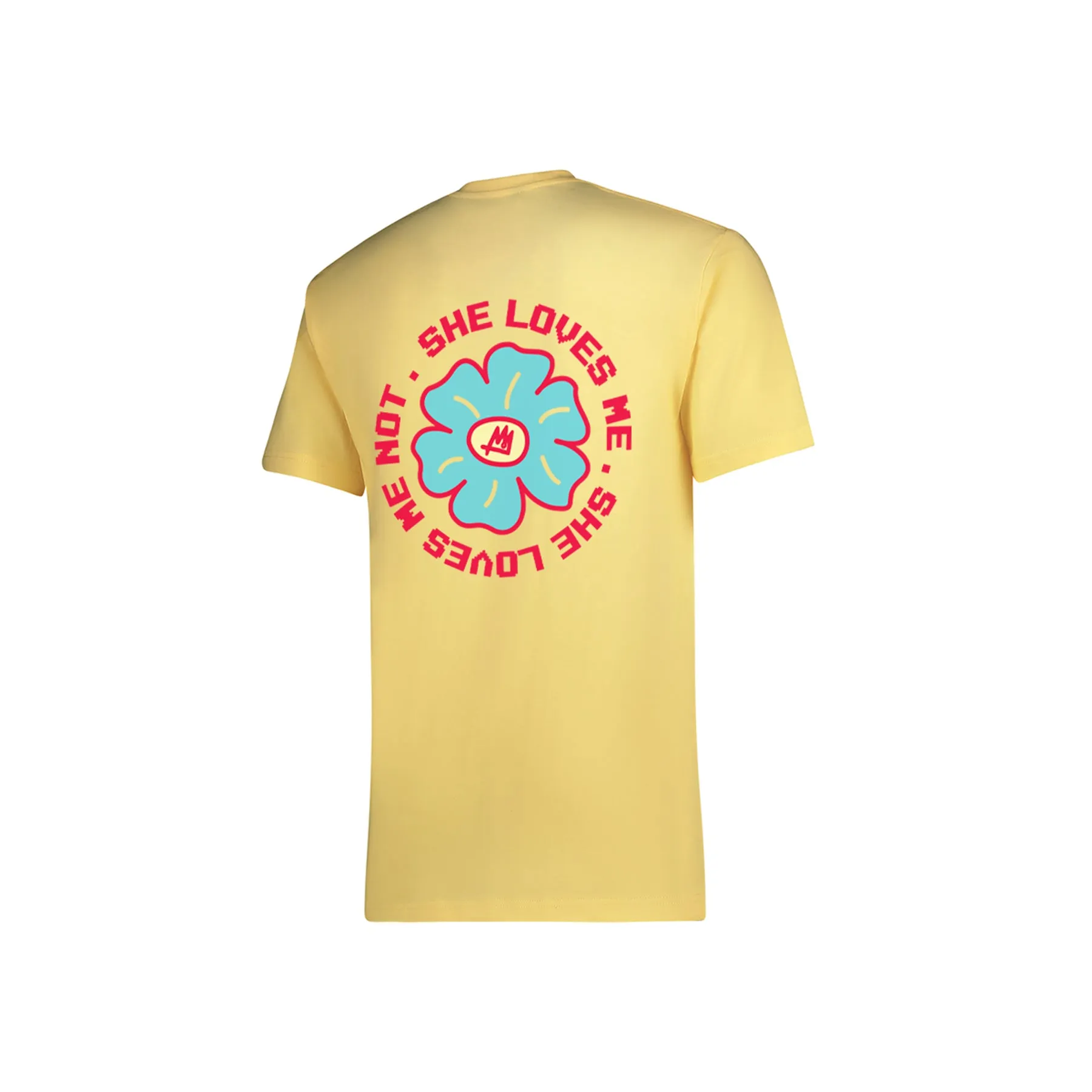 TSHEPO SHE LOVES ME, SHE LOVES ME NOT PT.2 T-SHIRT, YELLOW