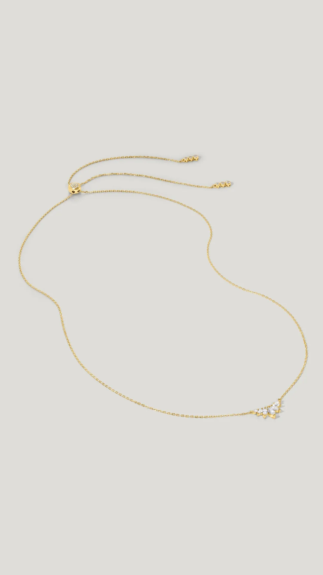 Tulisa Marquise Necklace 18K Gold Vermeil