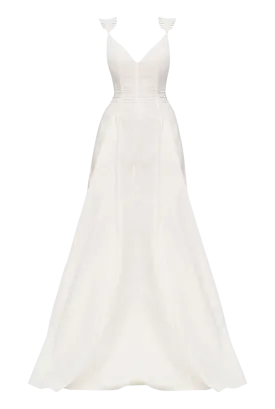 Vola White Maxi Dress